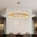 Modern LED Dandelion Gold Round Pendant Lamp for Dinning Living Room by Ljojo