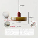 Ljojo Macaron Glass Hanging Chandelier for Living Room, Bedroom, Restaurant, Bar