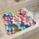 Ljojo 3D Visual Effect Drain Mat - Absorbent, Non-Slip, Anti-Mildew Kitchen Tableware Mat