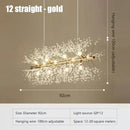 Nordic Crystal Dandelion Chandelier Pendant Light for Kitchen Dining Room by Ljojo