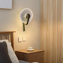 Ljojo LED Wall Lamp: Gold Black Metal Clear Glass, Bedroom Living Room Restaurant Lighting