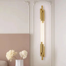 Ljojo Minimalist Gold LED Art Wall Lamp for Modern Living Spaces