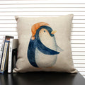 Animal Penguin Cushion Cover 45x45, Ljojo Brand - Cute & Funny Decorative Pillowcase