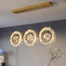 Ljojo Luxury Crystal Chandelier Pendant Light for Living & Dining Room