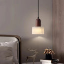 Wabi-Sabi LED Pendant Lamp: Luxury White Jade Marble Stone Hanging Light for Bedroom by Ljojo