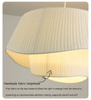 Cream Fabric Chandelier For Bedroom: Romantic Nordic Lighting by Ljojo