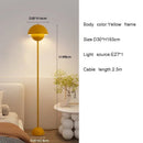Ljojo Danish Bud Floor Lamp E27 Bulb Table Desk Light White Metal Scandi Nordic Style