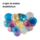 Nordic Glass Ball Chandelier for Dining Room and Bedroom Decor by Ljojo
