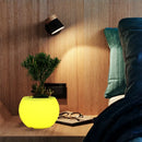 Ljojo 16-Color Waterproof Desk Lamp With Remote Control Plant Pot Table Light