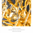 Ljojo Luxury Crystal Ceiling Chandelier: Modern Living Room Dining Bedroom Pendant Light