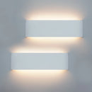 Ljojo 12W LED Indoor Wall Light Warm White Decor Lamp for Bedroom Living Room