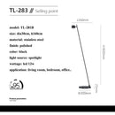 Ljojo Modern Rotatable Steel LED Floor Lamp for Living Room - Adjustable Standing Light