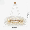 Ljojo LED Chandelier Staircase Pendant Light for Living & Dining Room Lighting