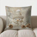 Festive Deer Print Pillow Cover for Sofa, Bedroom, Car by Ljojo