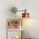 French Style Wood Wall Lamp Folding Arm Sconces for Home Decor Bedroom Lighting by Ljojo