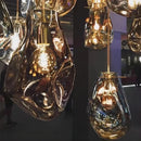 Modern Colorful Glass Chandelier LED Pendant Light for Dining Room Ljojo