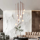 Designer Glass Ball Pendant Lamp for Living Room by Ljojo - DIY LED Lighting Decor