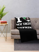 Hozier Irish Boyfriend Throw Blanket by Ljojo Hairys - Decorative Sofa Blanket