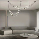 Ljojo Silicone Pendant Light Chandelier Nordic Modern Art LED Lamp Dining Room Bar Hall