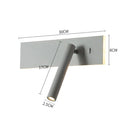 Ljojo LED Wall Lamp Reading Spotlight for Bedroom & Hotel Headboard.