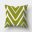 Army Green Geometric Printed Pillowcase by Ljojo for Living Room and Bedroom Decor