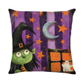 Halloween Cat & Pumpkin Pillow Covers by Ljojo for Sofa, Bedroom, Car