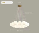 Ljojo Modern Opal White Spherical Pendant Light for Living Room and Kitchen Lighting