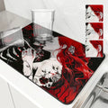 Halloween Skull Absorbent Mat by Ljojo: Antiskid & Quick Dry Kitchen/Bathroom Pad