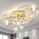 Modern Metal Acrylic LED Ceiling Pendant Lamp for Dining Living Home Decor by Ljojo