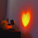 Heart Shaped LED Projection Light - USB Bedroom Background Decoration for Valentine's Day by Ljojo