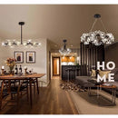Dandelion Flower Chandelier LED Romantic Home Decoration Ljojo Bouquet Lamp