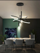 Ljojo LED Chandeliers: Modern, Round, Ceiling Hanging Lamp for Home Lighting