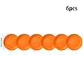 Ljojo 24-Piece Orange Wheat Cutlery & Dinnerware Set for Unbreakable Dining Experience