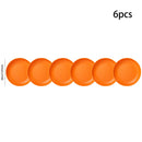 Ljojo 24-Piece Orange Wheat Cutlery & Dinnerware Set for Unbreakable Dining Experience
