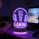 3D Gaming Enthusiast USB Night Light by Ljojo - Glow-in-the-Dark Creative Desktop Decor