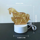 3D Horse Night Light | Creative Bedroom & Desktop Atmosphere Light | Room Decoration Night Light by Ljojo