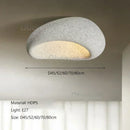 Cream Nordic Wabi Sabi LED Ceiling Light Chandelier for Bedroom Luxury Home Decor Lustre - Ljojo