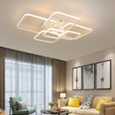 LODOOO Modern Led Chandelier for Living Room Bedroom Black Acrylic Aluminum Kitchen Ceiling Chandeliers AC85-265 by Ljojo