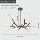 Ljojo LED Chandelier Modern Acrylic Branch Design Elegant Nordic Art Hanging Light