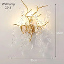 Crystal Gold LED Chandelier: Luxury Living Room Pendant Lamps by Ljojo