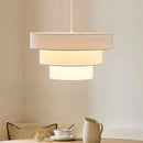 Nordic Fabric Pendant Lights | Japanese Wabi-Sabi Chandelier for Bedroom & Living Room by Ljojo