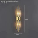 Clear Glass Wall Light for Living Room with E14 G9 Bulb, Ljojo Brand