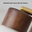 Nordic Glass LED Chandelier Modern Wooden Pendant Lamp Home Decor by Ljojo