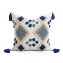 Boho Loop Tufted Tassel Pillow Cover for Home Decor by Ljojo