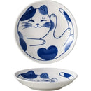 Ljojo Lucky Cat Ceramic Dessert Sauce Dish - Creative Cartoon Design