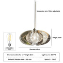 Ljojo Bauhaus Milky Way Luxury LED Pendant Light Modern Master Bedroom Chandelier