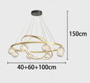 Ljojo LED Chandeliers for Modern Living Room Indoor Lighting