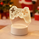 LED Game Controller Desk Lamp Bedlight | 3D Acrylic Game Room Night Light by Ljojo