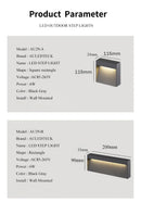 Ljojo LED Corner Steps Lamp - Surface Mounted Indoor Outdoor Stair Lighting