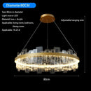 Modern LED Chandeliers Ceiling Hanging Lamp Nordic Living Room Industrial Loft Pendant Light by Ljojo